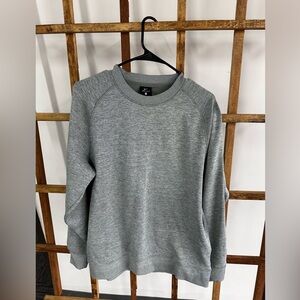 Heather Grey Nike Dri-Fit Crewneck Sweatshirt